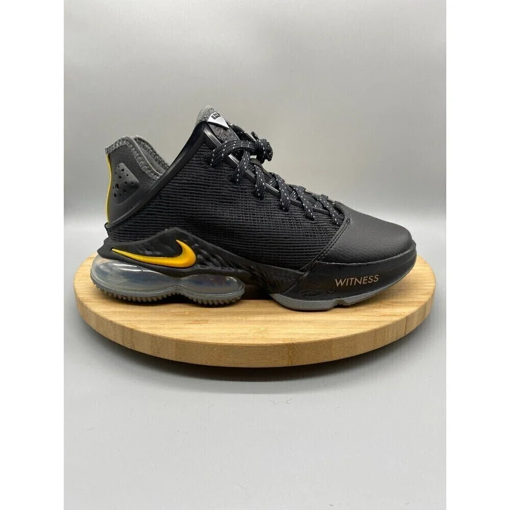 Nike Shoes Mens 5 LeBron James XIX Witness Black Basketball Sneakers DH1270 002